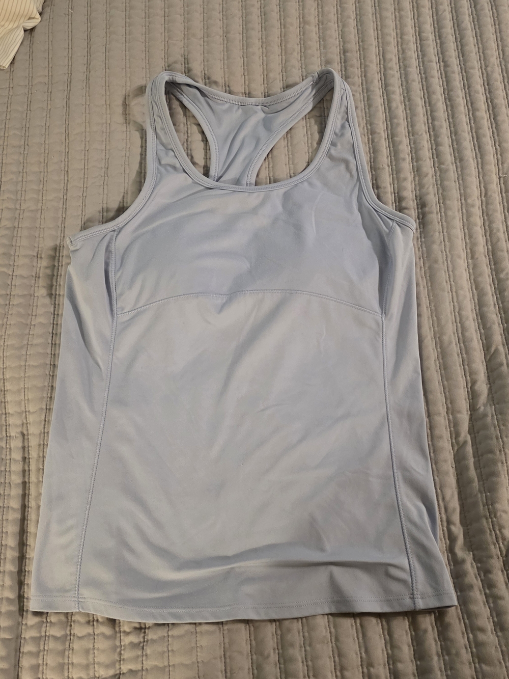 Hurley Light Blue Racerback Performance Tank